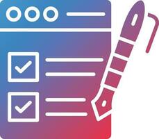 Vector Design Task List Icon Style