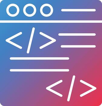 Vector Design Programming Icon Style