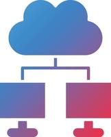 Vector Design Cloud computing Icon Style