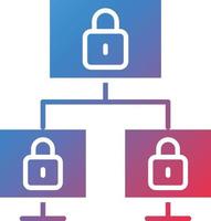 Vector Design Private Network Icon Style