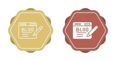 Blog Vector Icon