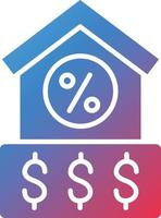 Vector Design House Loan Icon Style