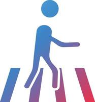 Vector Design Pedestrian Icon Style