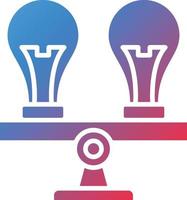 Vector Design Comparison Icon Style