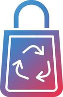 Vector Design Recycle Bag Icon Style