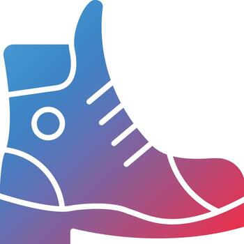 vector diseño bota icono estilo