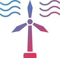 Vector Design Wind Turbine Icon Style