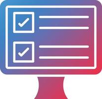 Vector Design Online Survey Icon Style