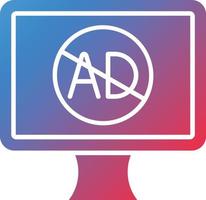 Vector Design Ad Blocker Icon Style