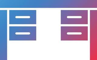 Vector Design Desk Icon Style