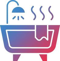 Vector Design Bathtub Icon Style