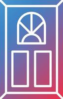 Vector Design Room Door Icon Style