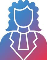 Vector Design Judge Icon Style