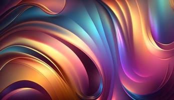 Abstract Multicolored Holographic swirl background, Abstract holographic seamless gradient swirl, colorful flow background, Pro Photo