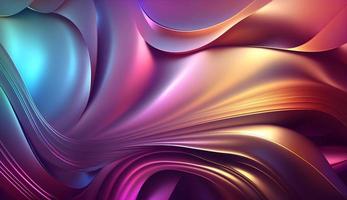 Abstract Decent iridescent wallpaper background made up of 3d renders, , Colorful iridescent backgrounds. Pro Photo