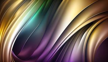 3d iridescent gradient background for wallpaper cover, Vibrant colourful gradient holographic overlapping render for banner, premium background wallpaper for pc, Pro Photo