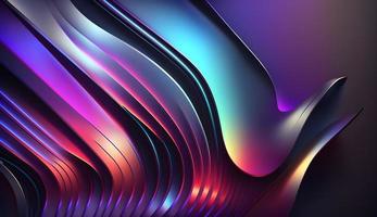 3d abstract iridescent gradient background, Premium quality 3d abstract shapes backgrounds wallpaper, Pro Photo