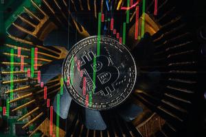 bitcoin and exchange chart photo