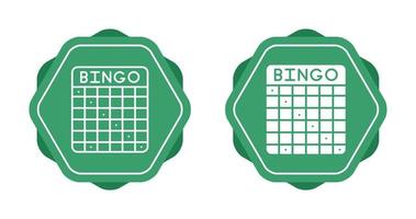 icono de vector de bingo