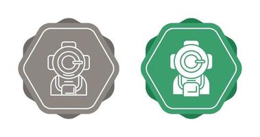 Diving Helmet Vector Icon