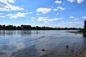 Wide Blue Rhine in Bonn photo