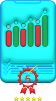 revisione valutazione 3d stelle per il migliore servizio valutazione per dati soddisfazione graficato, tracciato png