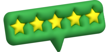 Reveja 3d Avaliação estrelas para melhor excelente Serviços Avaliação para satisfação. Reveja para qualidade cliente Avaliação opinião. png