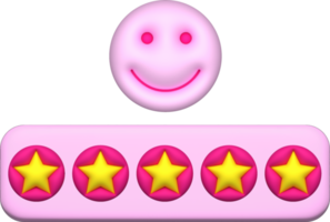 review 3d rating stars for best excellent services rating for satisfaction. Review for quality customer rating feedback. png