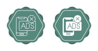 AD Block Vector Icon