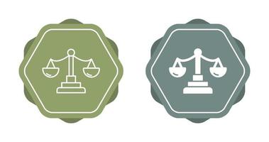 Justice Scale Vector Icon