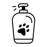 Trendy Pet Shampoo vector
