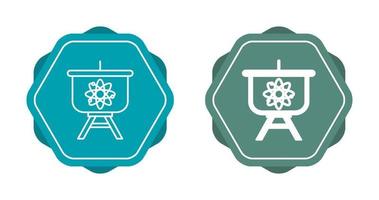 Atom Presentation Vector Icon