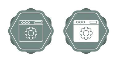 Web Settings Vector Icon