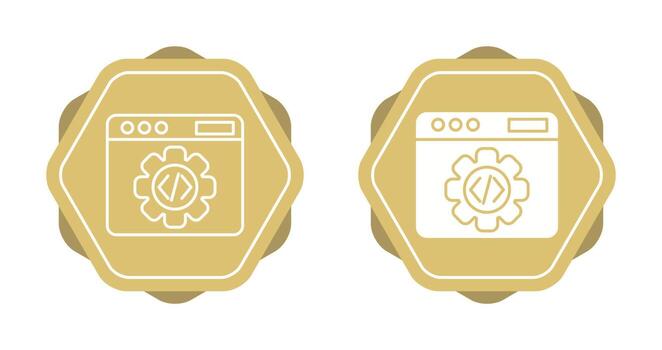 icono de vector de programación