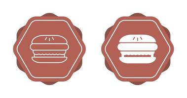 icono de vector de hamburguesa