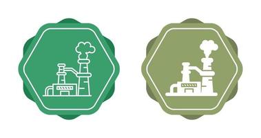 Nuclear Plant Vector Icon