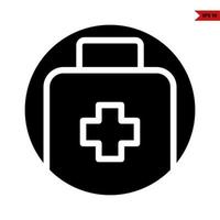 action needed glyph icon vector