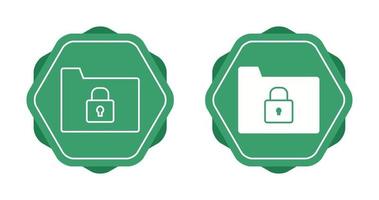 Secure Folder Vector Icon