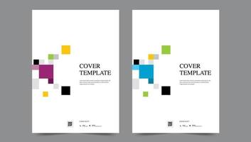 Cover template flyer design vector background