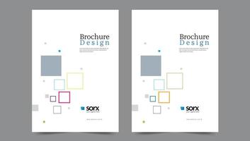 Cover template flyer design vector background