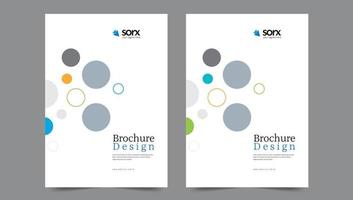 Cover template flyer design vector background