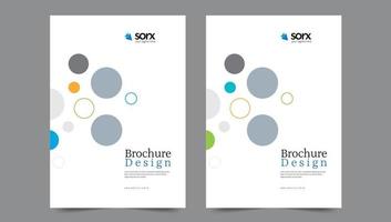 Cover template flyer design vector background