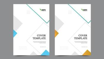 Cover template flyer design vector background