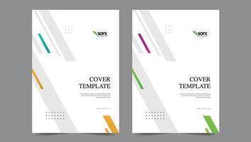 Cover template flyer design vector background