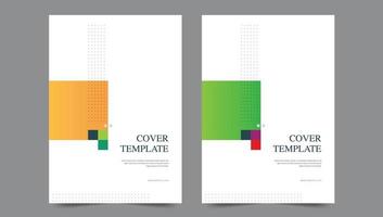 fondo de vector de diseño de volante de plantilla de portada