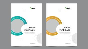 Cover template flyer design vector background