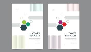 Cover template flyer design vector background