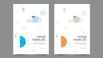 Cover template flyer design vector background