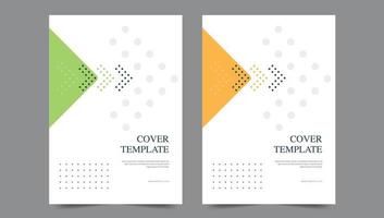 Cover template flyer design vector background