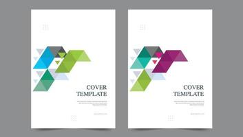 Cover template flyer design vector background